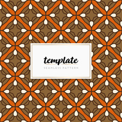 Background mandala seamless pattern vector