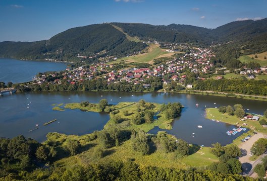 Lake Mountains Miedzybrodzie Zywieckie Beskidy Zywiec Bielsko Biala Poland Silesia Gora Zar