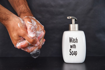 Due the Covid-19, the corona virus, always wash your hand at least one minute at the time to stop the epidemic.