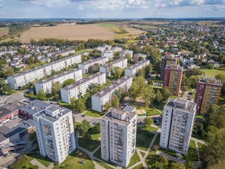 Osada Jana Tarnowskie Gory Bloki Wierzowce Slask Polska Silesia Poland Eastern Europe Blokowisko © www.januszkurek.com
