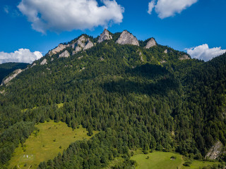 Naklejka premium Trzy Korony Dunajec Pieniny Sromowce Podhale Podkarpackie Poland Zakopane Cracow