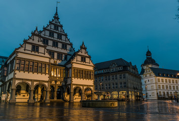 The Renaissance town hall of Paderborn, Germany.