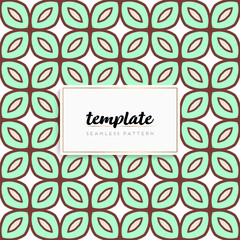 Background mandala seamless pattern vector