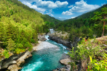 Fototapeta premium Schönes Norwegen