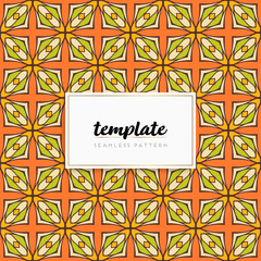 Background mandala seamless pattern vector