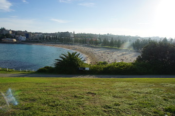 Fototapeta na wymiar View on Coogee beach, Bondi to Coogee walk