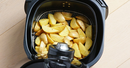 Air fryer homemade crispy potato