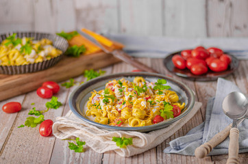 Delicious homemade tortellini