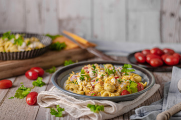 Delicious homemade tortellini