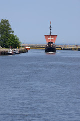 Harbor in Kolobrzeg