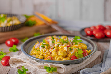 Delicious homemade tortellini