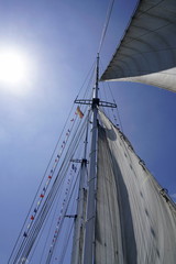 Segel Mast Sonne