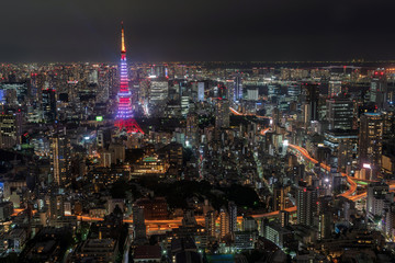 Fototapeta premium 都会を見下ろす