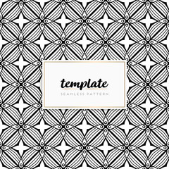 Background mandala seamless pattern vector
