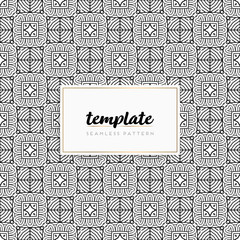 Background mandala seamless pattern vector