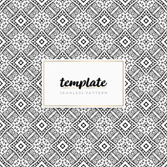 Background mandala seamless pattern vector