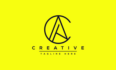 Modern letters AC, A&C Logo Design Template Vector.