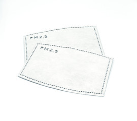 N95 filter sheet for personal protection from toxic pollution.