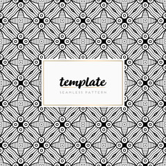 Background mandala seamless pattern vector