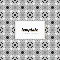 Background mandala seamless pattern vector