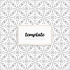 Background mandala seamless pattern vector