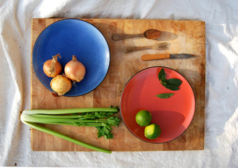 Kitchen Composition from Above