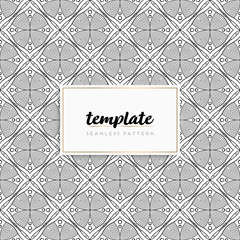 Background mandala seamless pattern vector