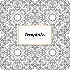 Obraz premium Background mandala seamless pattern vector