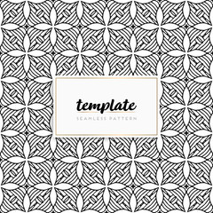 Background mandala seamless pattern vector