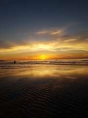 sunset - Korea - Jeju - beach