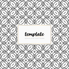 Background mandala seamless pattern vector