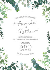 Eucalyptus selection natural card