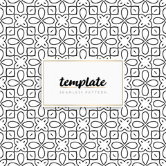 Background mandala seamless pattern vector