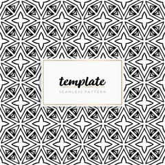 Obraz premium Background mandala seamless pattern vector