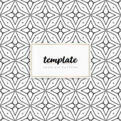 Background mandala seamless pattern vector
