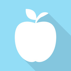 flat icons for Apple,fruit,vector illustrations