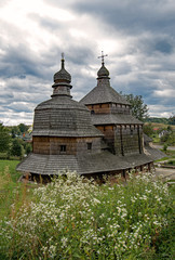 The Church of the Holy Spirit at Potelytsch, Ukraine is part of the Unesco world heritage site Wooden Tserkvas of the Carpathian Region