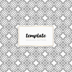 Background mandala seamless pattern vector