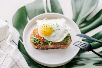 Avocado Toast with Egg