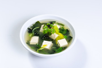 Algensuppe Tofu