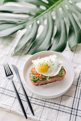 Avocado Toast with Egg