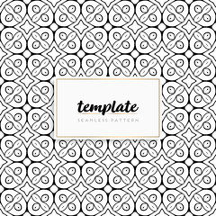 Background mandala seamless pattern vector