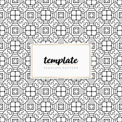 Background mandala seamless pattern vector