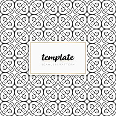 Background mandala seamless pattern vector