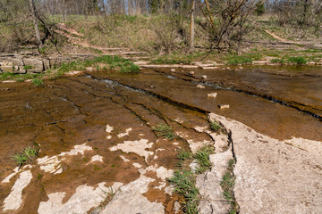 Bower Creek on the Niagara Escarpment, Fonferek Glen Co. Park, Ledgeview, WI.
