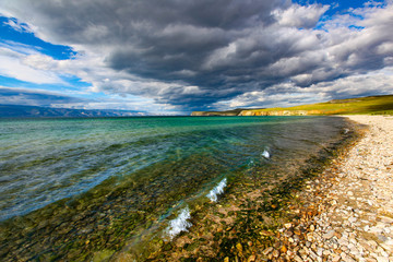Beautiful landscape of Olkhon island, Baikal, Russia