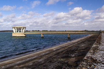 Grafham water reservoir pumping station huntingdon england