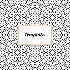 Background mandala seamless pattern vector