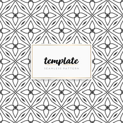 Background mandala seamless pattern vector