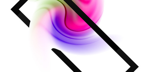 Abstract background, fluid mixing gradient liquid style colors composition. Vector Illustration For Wallpaper, Banner, Background, Card, Book Illustration, landing page